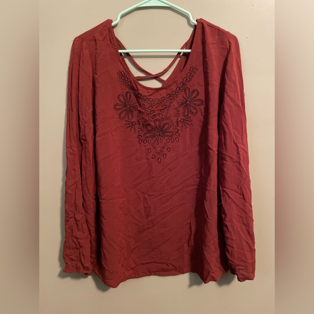 Long-sleeve Flowy Fall Top